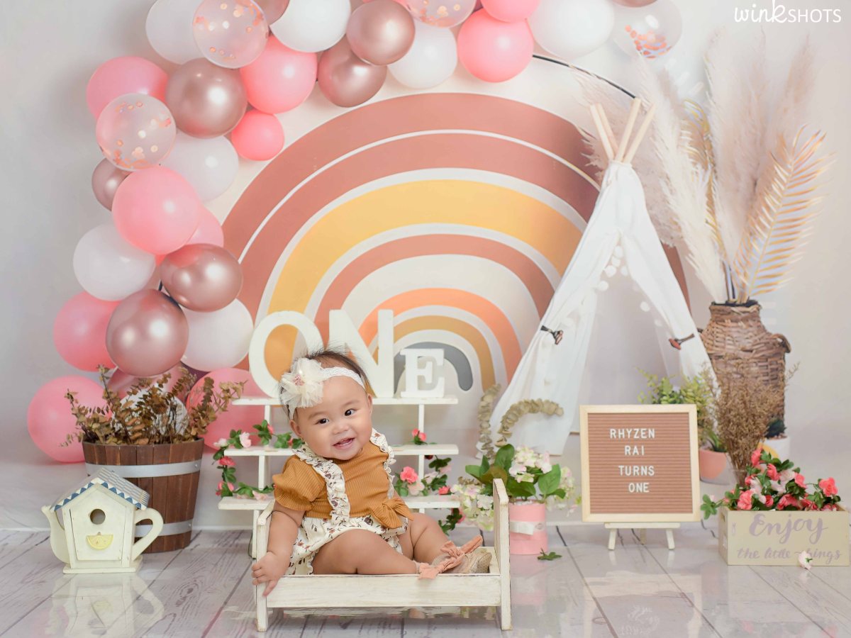 Rai’s Boho Rainbow Theme&nbsp;Photoshoot