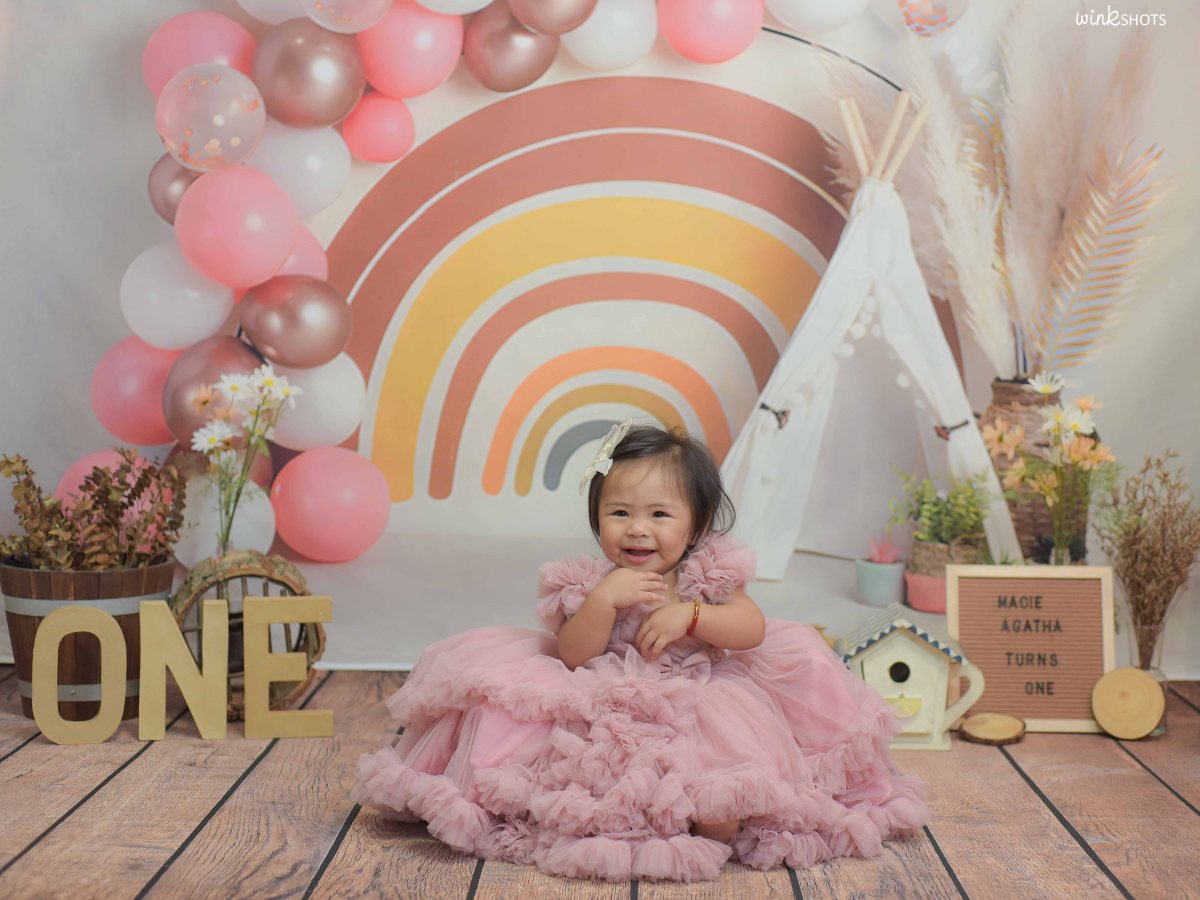 Boho Theme First Birthday Photoshoot in Cavite |&nbsp;Winkshots