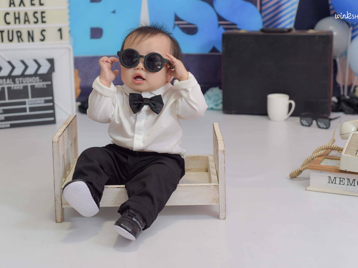 Boss Baby Theme First Birthday Photoshoot – Winkshots&nbsp;Indang