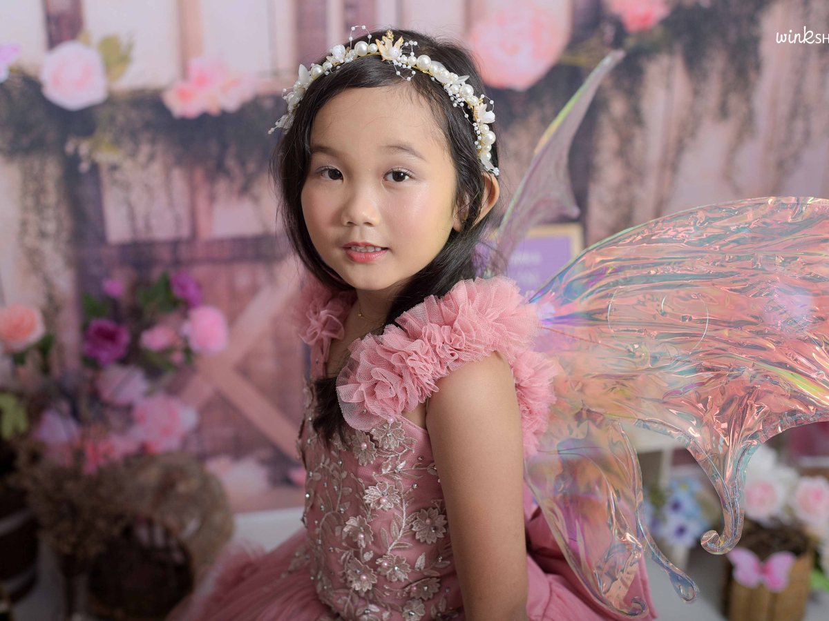 7th Birthday Photoshoot – Enhanted Garden with Butterfly&nbsp;Theme