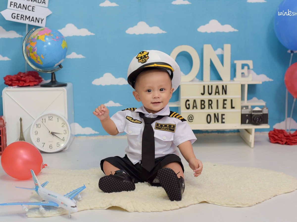 Pilot Theme First Birthday Photoshoot – Winkshots&nbsp;Cavite