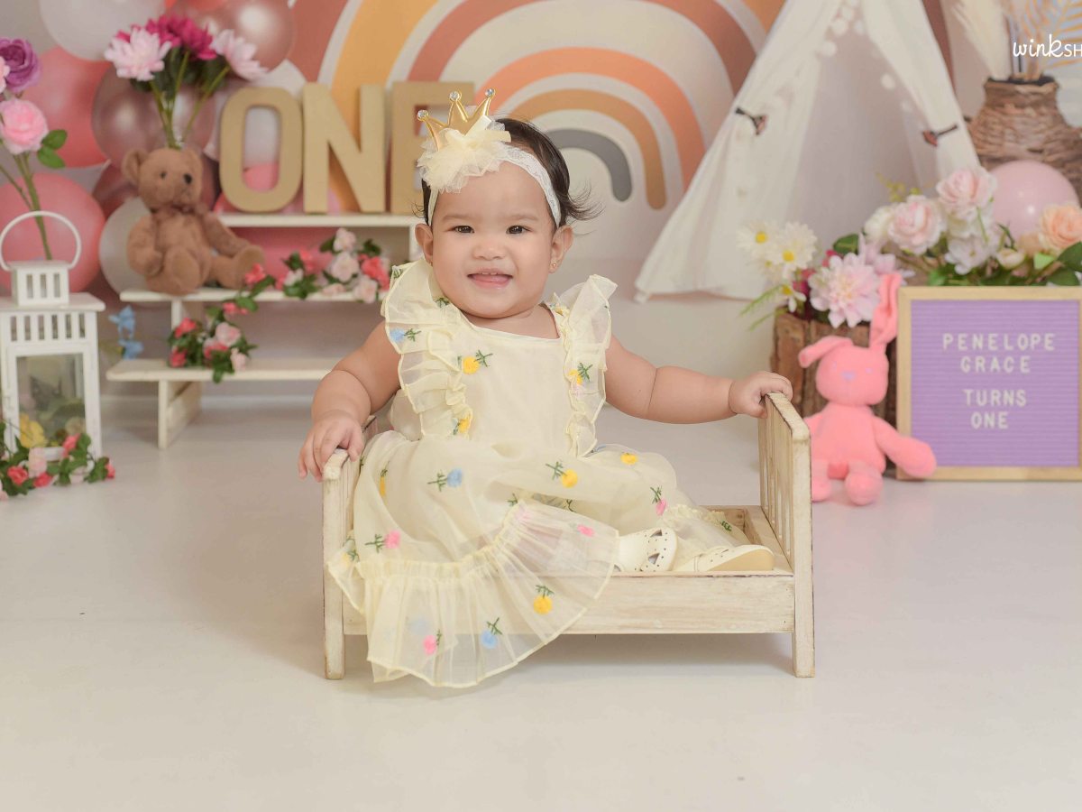 Boho Theme 1st Birthday Photoshoot |&nbsp;Penelope