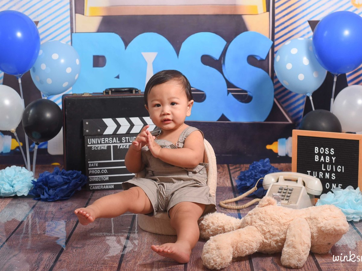 Boss Baby Theme First Birthday Photoshoot –&nbsp;Luigi