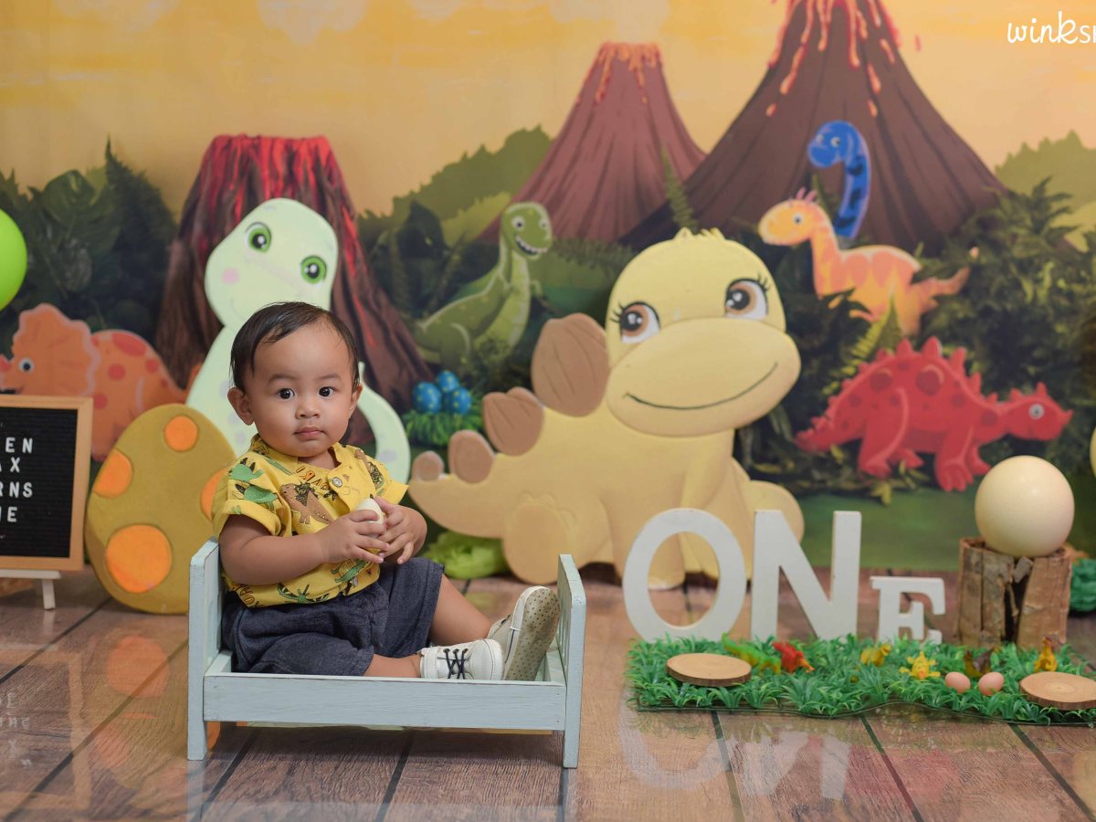Dinosaur Theme First Birthday Photoshoot – Winkshots Studio Indang&nbsp;Cavite