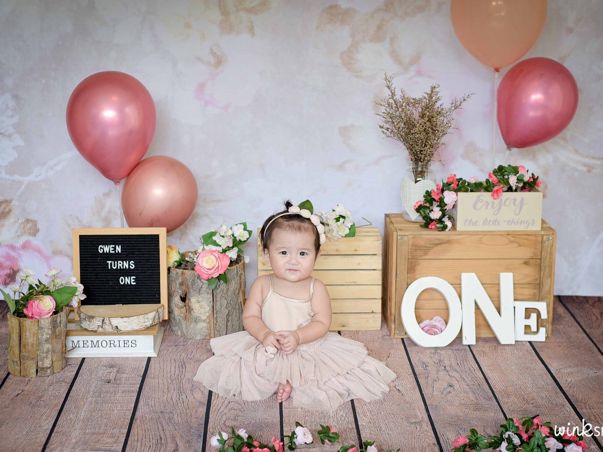 Floral Theme 1st Pre-Birthday photoshoot in Cavite |&nbsp;Gwen