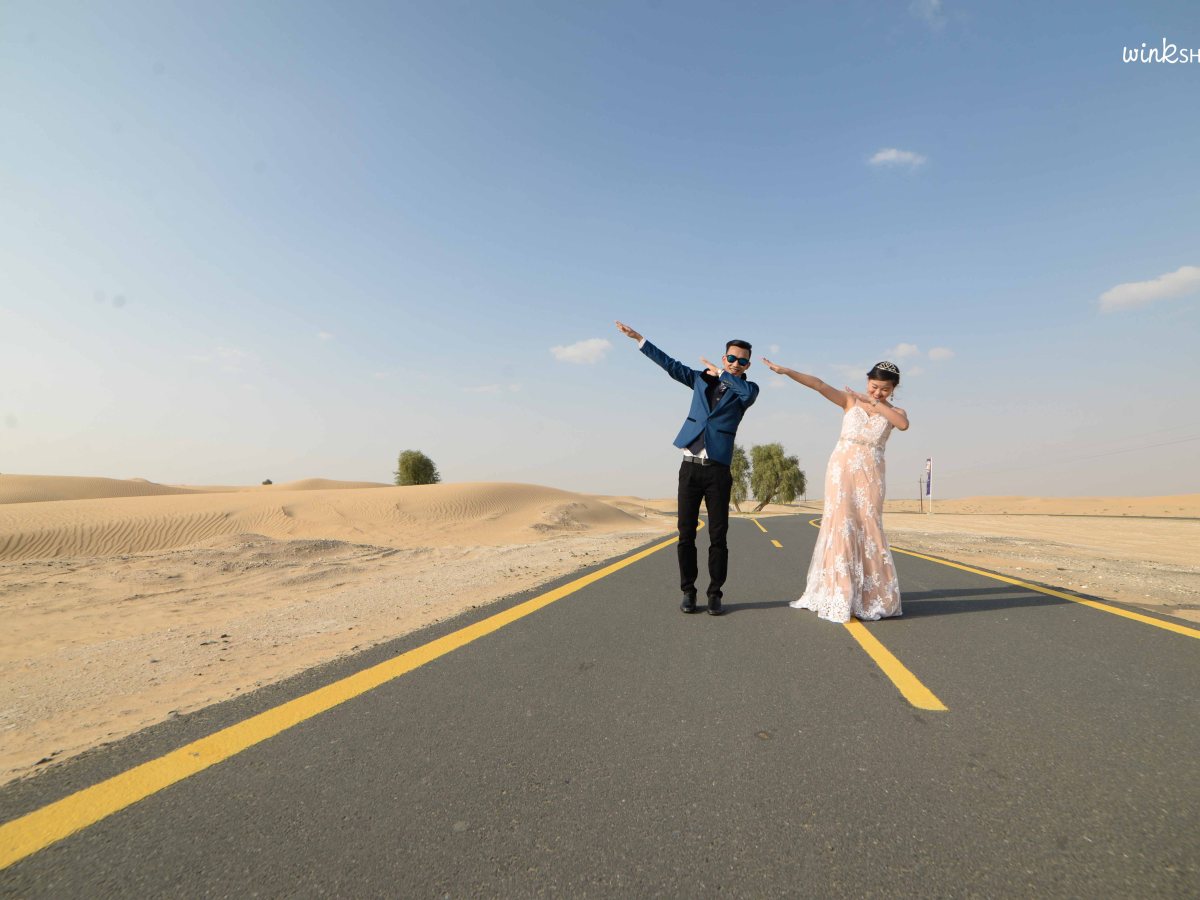 Beach and Desert Prenup Photoshoot |&nbsp;Winkshots